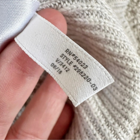 Athleta Rest Day Hoodie Sweater Knit Light Gray Pima Cotton Silk Blend Size XS - Picture 11 of 13